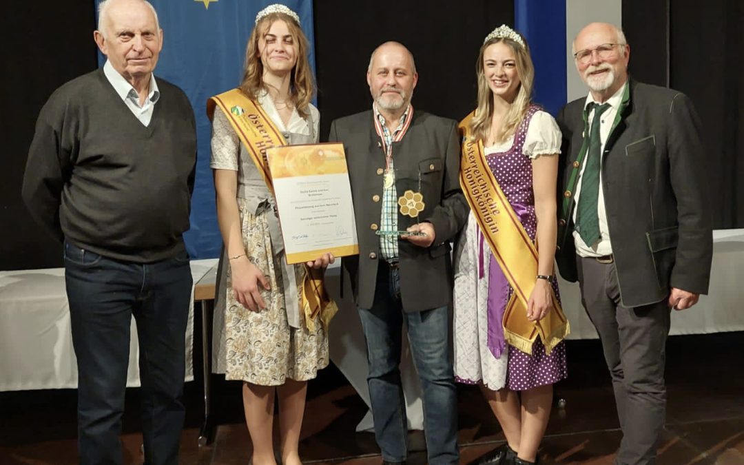 Goldene Honigwabe